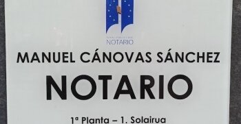 Notaría de D. Manuel Fernando Cánovas Sánchez