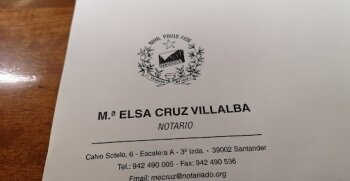 Notario Elsa Cruz Villalba