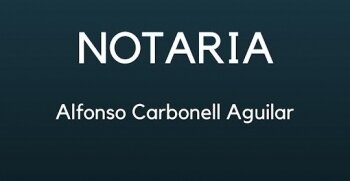 Notario Alfonso Carbonell Aguilar