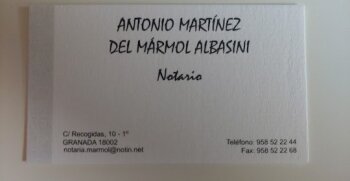 Antonio Martínez del Mármol Albasini