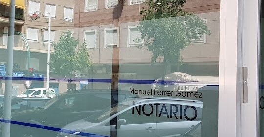 Notario Manuel Ferrer Gómez