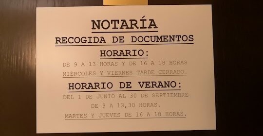 Notaria Maximí Fornés
