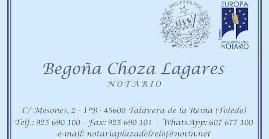 Notaría Plaza del Reloj - Begoña Choza Lagares